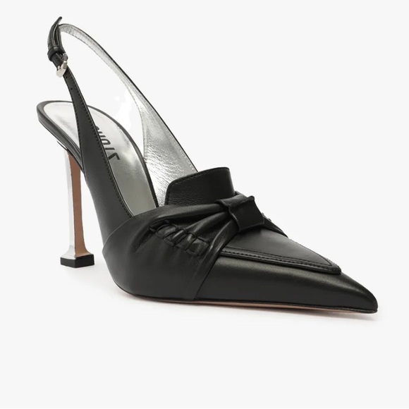 SCHUTZ Shoes - SCHUTZ Fiorella Black Leather Pump | Size 8.5 New in Box